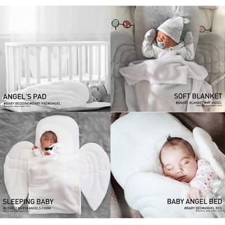 Set đệm ủ sơ sinh thiên thần BONNICHON Angel's Form (Chính hãng Hàn Quốc)