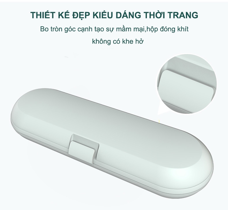 Mô tả Hộp Đựng Bàn Chải Điện DELADEP Chất Liệu Nhựa ABS An Toàn Dùng Để Đựng Bảo Quản Bàn Chải Khi Du Lịch  - HDB01 - 3