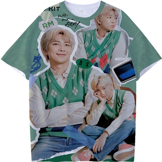 PS2 BTS DECO KIT SPOT Áo Thun Nữ Tay Ngắn Bé Gái Đồ Họa Thời Trang Nữ Tee Áo Sơ Mi Plus Size JIMIN SUGA V RM JIN