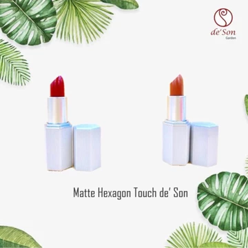 Rẻ Nhất TT Son Thỏi Lì Handmade Matte Hexagon Touch De' Son ❤️ Son Không Chì Siêu Lì Siêu Xinh LAT07 * ˇ