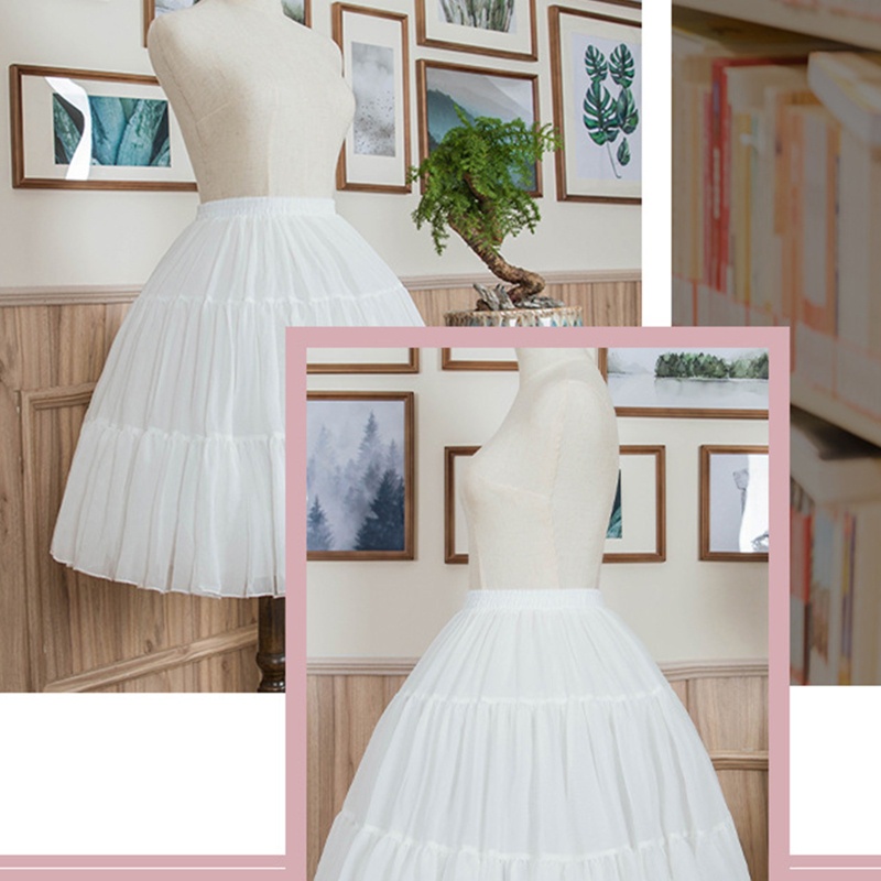 Áo lót crinoline petticoat ngắn dành cho váy bé gái