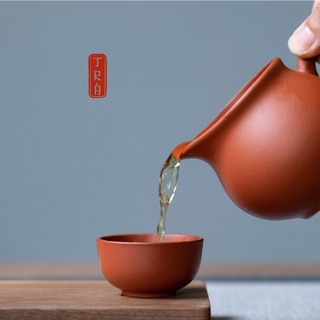 [GIÁ RẺ] Chén trà tử sa, dáng tròn, được làm hoàn toàn thủ công, kích thước 6x3cm, dung tích 50ml