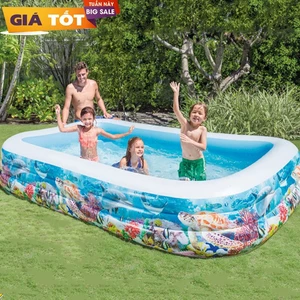Bể Bơi Phao Bơi Siêu To Khổng Lồ 4m28 -3m8-2m9-2m6-2m1 bán kèm bơm điện