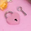 Yoo Mini Heart Archaize Ổ Khóa Kim Loại Cho Khóa Có Chìa Khóa Cho Những Người Yêu Bé Gái S