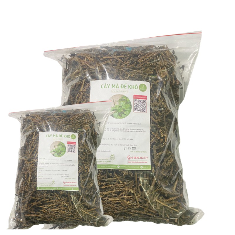 [Mã BMTTC60K giảm đến 60K đơn 50K] Cây mã đề khô JINDO 1kg tác dụng hỗ trợ cho người bị thận và đường tiết niệu
