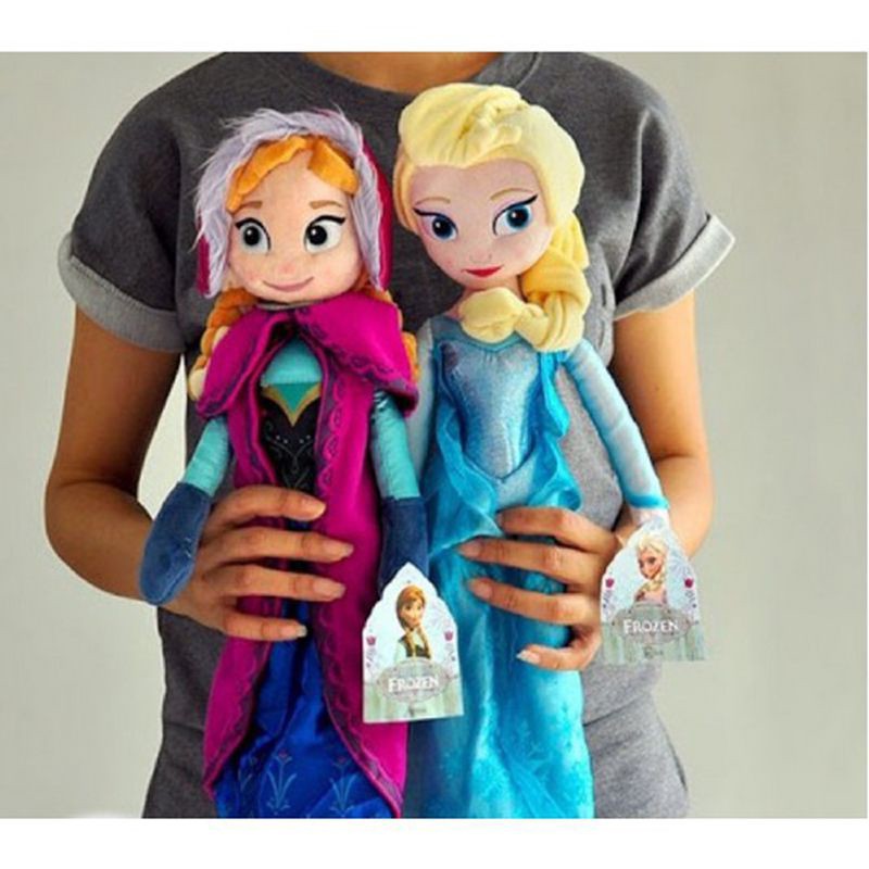 50cm Disney Frozen Fever Elsa Và Anna Sang Trọng Đồ Chơi Nhồi Bông Đồ Chơi Búp Bê Đồ Chơi Trẻ Em