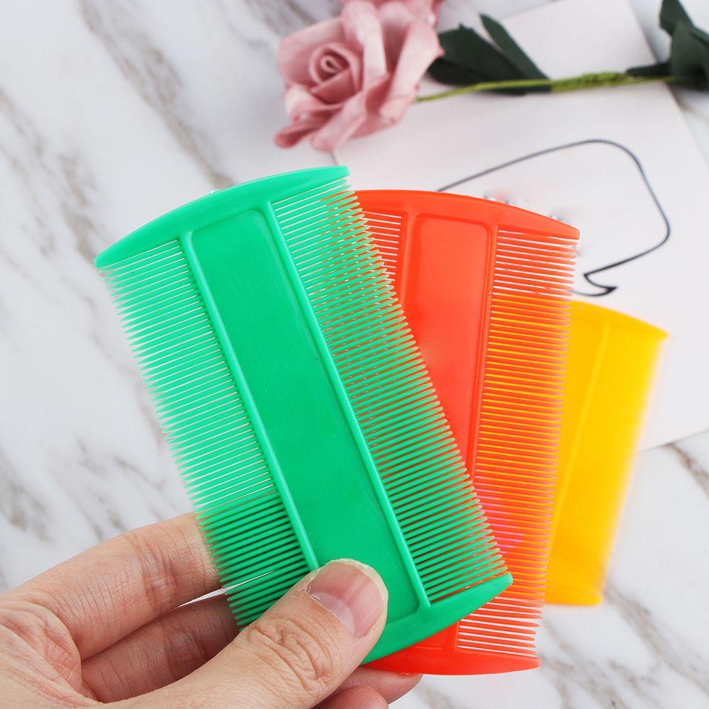 FAVORITEGOODS 2 Chiếc Lược Chấy Màu Ngẫu Nhiên Chăm Sóc Tóc Di Động Bàn Chải Làm Đẹp