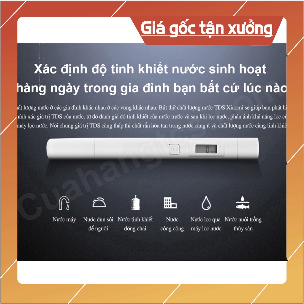 Bút Xiaomi TDS kiểm tra chất lượng nước Mi TDS Pen Water Quality Tester ...