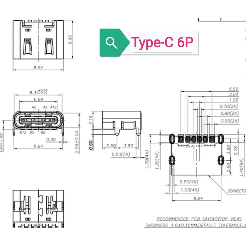 USB TYPE-C Connector Pinout, Features, And Datasheet, 47% OFF