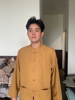 Đồ lam nam đi chùa cổ trụ, pháp phục nam lãnh tụ