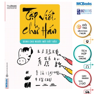 Combo Sách - Tập viết chữ hán dành cho người mới bắt đầu + Tự Học Tiếng Trung Dành Cho Người Việt - MCBooks