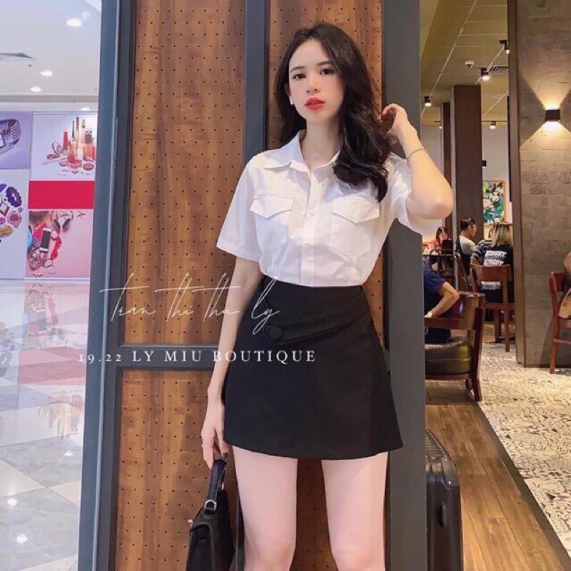 Áo Sơ Mi Nữ Tay Cộc Nhiều Màu ( Hình Thật Ở Cuối) | Shopee Việt Nam