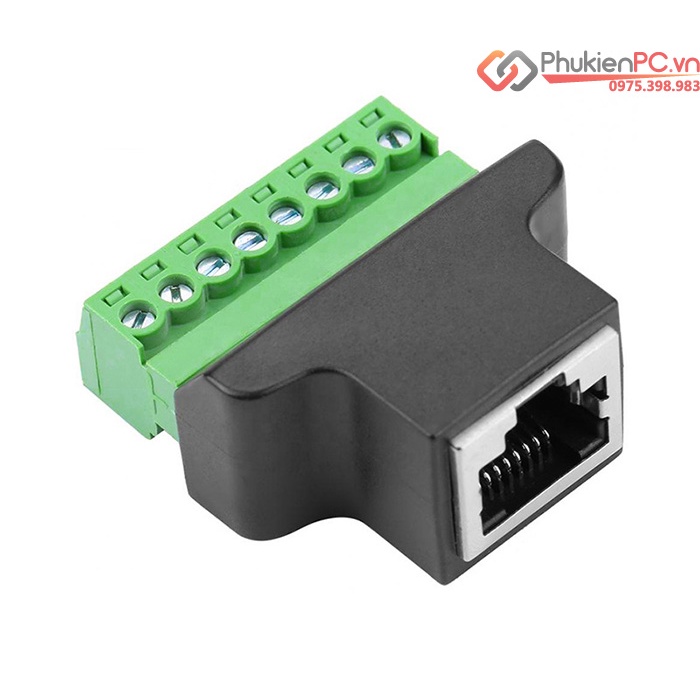 Cáp RJ45, đầu giắc RJ45 8P8C Terminal Block bắt vít cho thiết bị công ...