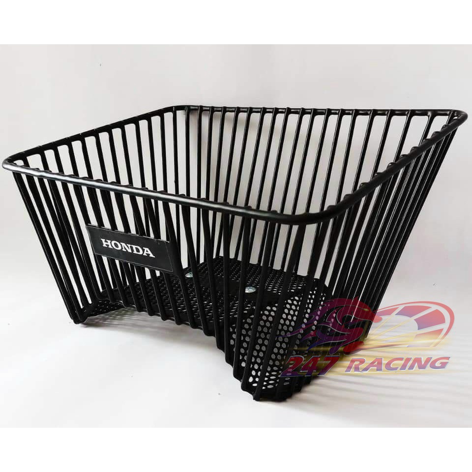 Rổ Thái Sọc Đứng Đen gắn xe máy Dream,Cub....Siêu rẻ Đẹp hàng chất lượng