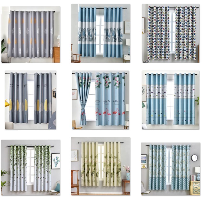 Rèm cửa che nắng size 1m ngang x 2m cao NHIỀU MẪU HIỆN ĐẠI | Shopee ...