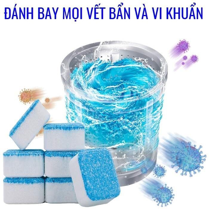 Viên Tẩy Lồng Máy Giặt Tiện Lợi [ HỘP 12 VIÊN ]