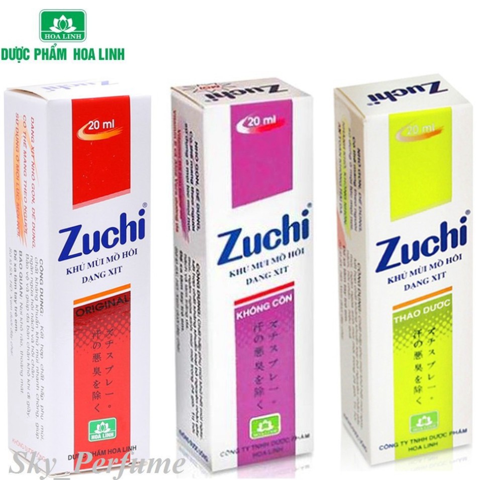 Ảnh Xịt khử mùi mồ hôi Zuchi thảo dược (20ml) không gây kích ứng da - XZ1 01 4