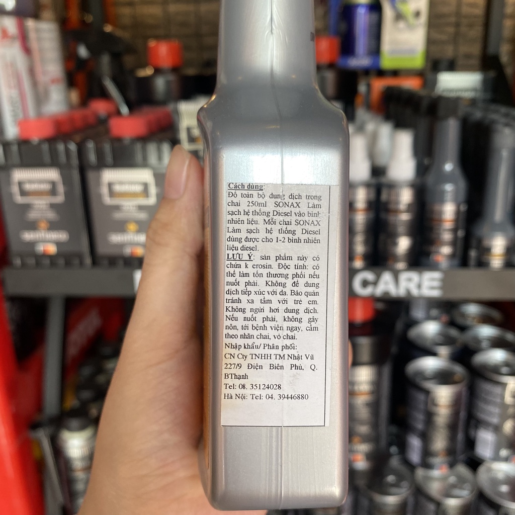 Phụ Gia Súc Béc Dầu Ô Tô Sonax Diesel 250ml 518100