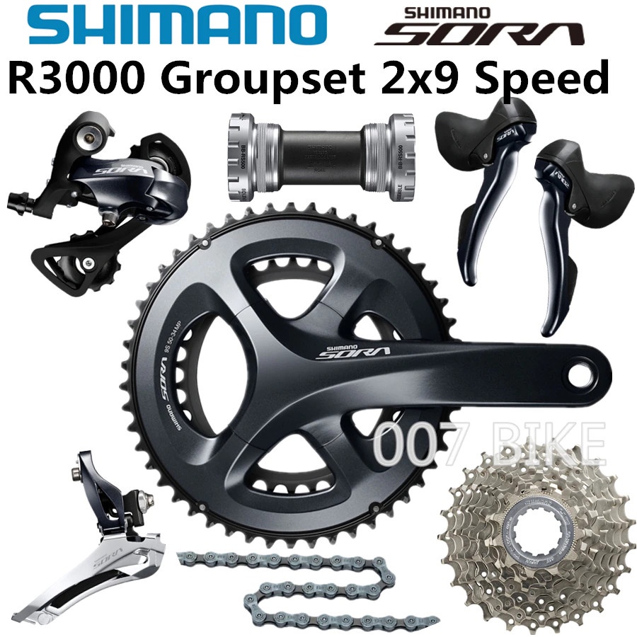 Groupset Shimano Sora R3000 2x9 speed | Shopee Việt Nam