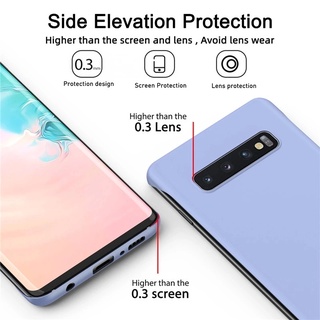 Ốp Điện Thoại Không Khung Mỏng Cho Samsung Galaxy S23 Ultra S21 S22 S20 FE Note 20 22 Ultra 10 Plus S22 Plus Màu Kẹo PC Cứng Mờ T03