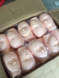 Đầu canh silicon mềm nối mi, massage mặt