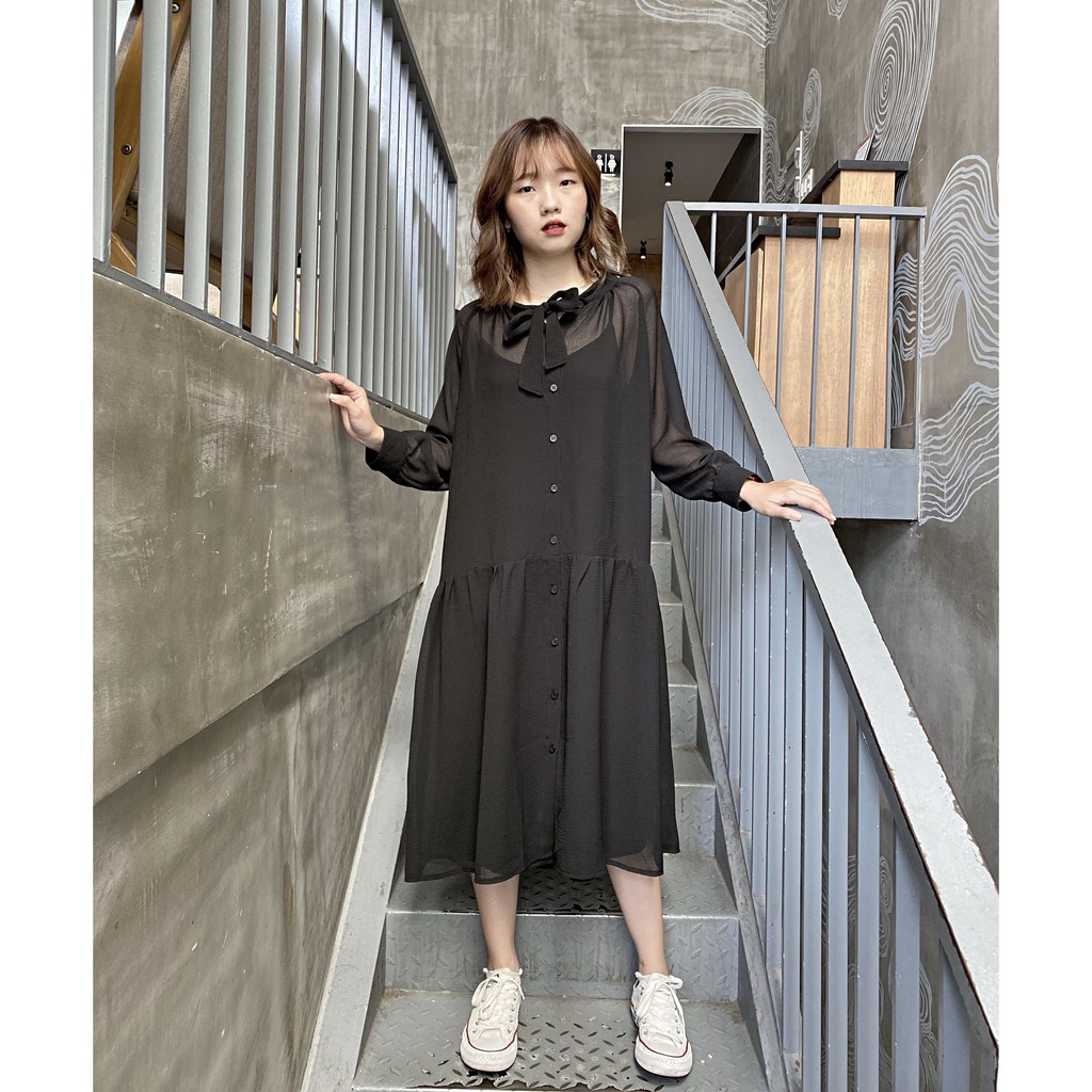 [SHIP HỎA TỐC] SET ĐẦM BABYDOLL - ĐẦM DÀI - ĐẦM NƠ CỔ - MÈO INDA HOUSE