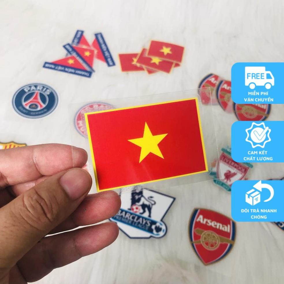 Sticker Ủi Lá cờ VIỆT NAM - Ủi áo thun - Decal Lá cờ Ép Áo ĐỘI TUYỂN ...