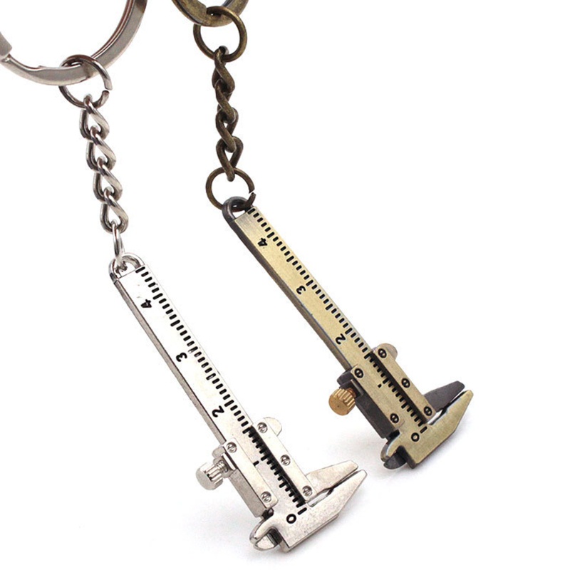 Ppy Di Động Mini Vernier Calipers Móc Khóa Đo Dụng Cụ Đánh Răng Cho Vòng Chìa Khóa