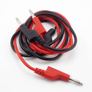 Đầu thử 1M 10A 4mm Đầu đôi Chuối sang Chuối Cắm Điện Kép Dây kiểm tra 4mm cho vạn năng 17VN1