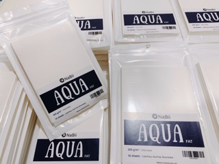 [đại lý chính thức] Sổ và Giấy vẽ Nabii Aqua 300gsm