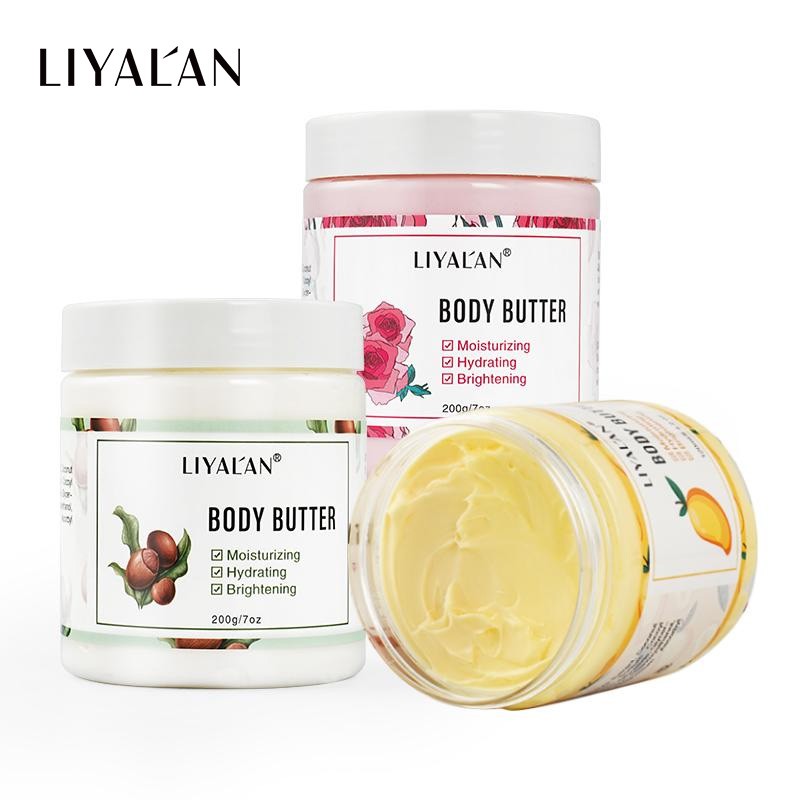 Ảnh Bơ dưỡng thể LIYALAN 200g chiết xuất xoài hữu cơ tự nhiên làm trắng da 1