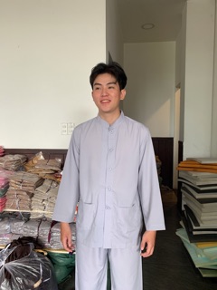 Đồ lam nam đi chùa cổ trụ, pháp phục nam lãnh tụ