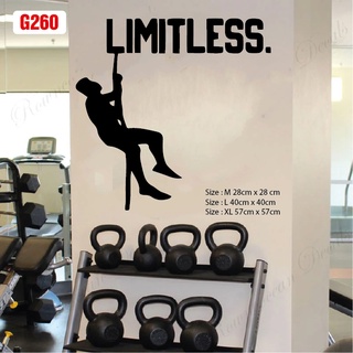 Decal dán tạo động lực, tăng nổi bật trong phòng Gym P17