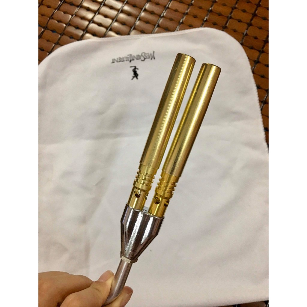 Đèn khò Gas Đôi-Lắp Bình Gas Mini Tiện Lợi - Khò ga 2 lòng - Đèn khò ga mini