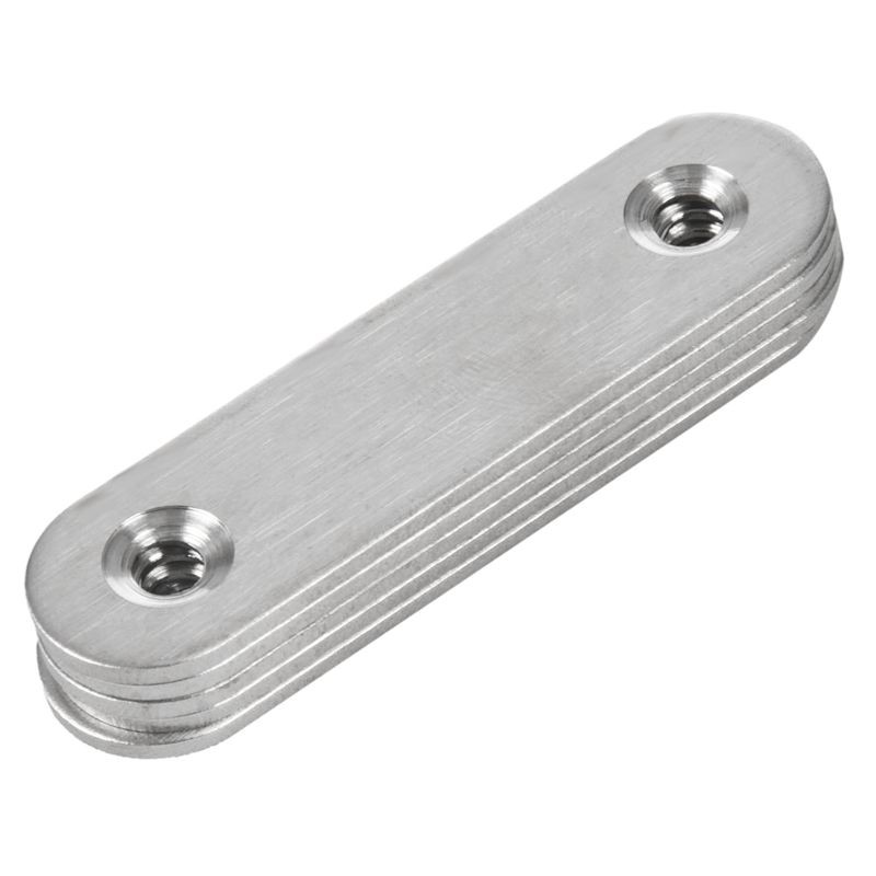 60mm x 16mm Sửa chữa thẳng nhập sửa chữa tấm phẳng Giá đỡ 5 chiếc