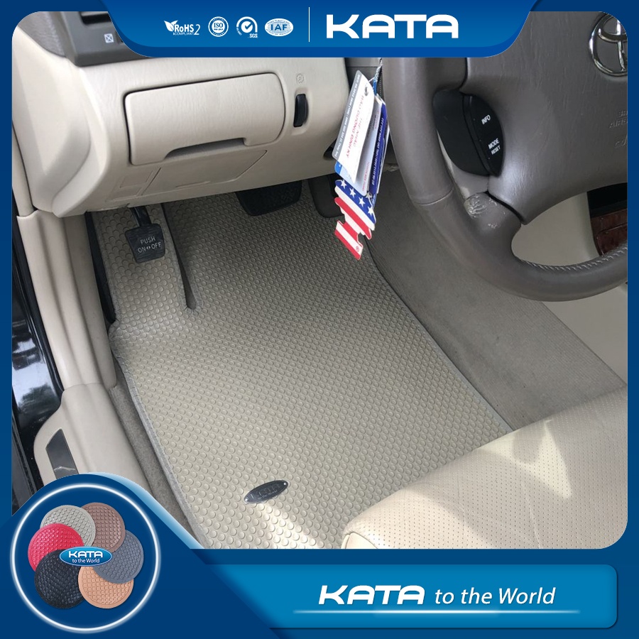 Thảm lót ô tô KATA cho xe Toyota Camry (2001 - 2006)  - Khít với sàn, Chống trơn, Không mùi, Không ẩm mốc