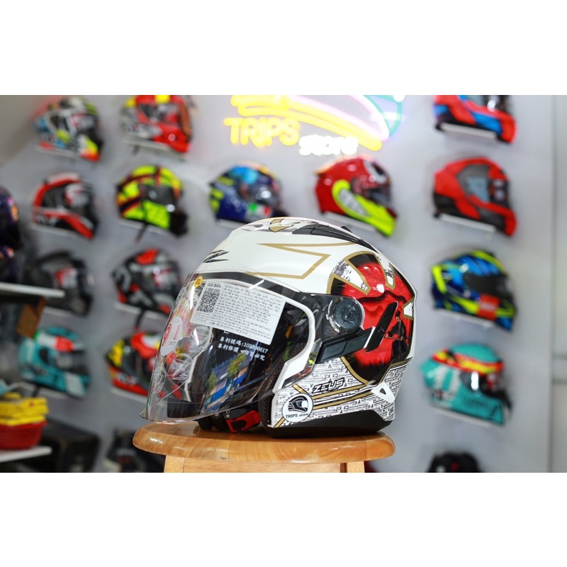 Mũ 3/4 Zeus 613b (Tặng kèm phần quà 350K) | Shopee Việt Nam