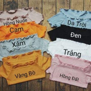 Áo bẹt vai tay ngắn