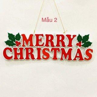 Chữ Merry Christmas trang trí cây thông noel dịp giáng sinh ...