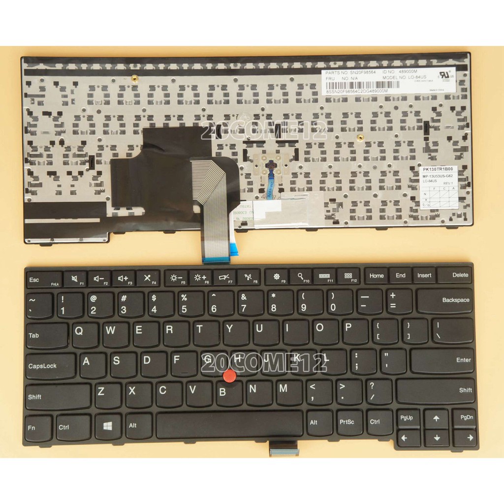 Pannello LCD LED 14 Pollici Per Lenovo ThinkPad E450/E450c - HD Non Touch - Opaco (00UP059) - Foto 3