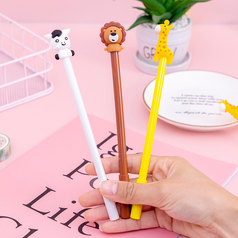 3 Bút Nước Mực Đen 3 Người Bạn Sư Tử Hươu Gấu