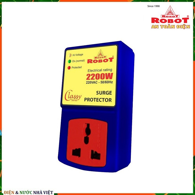 BỘ Ổ CẮM ROBOT SP2200 BẢO VỆ SỐC ĐIỆN VÀ CHỐNG SÉT CHO THIẾT BỊ ĐIỆN ...