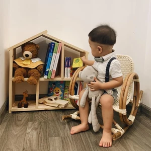 Ghế Mây Trẻ Em 1-4 tuổi, Quà Tặng Sinh Nhật, Trang Trí Studio, Góc Học Tập Trường Mần Non