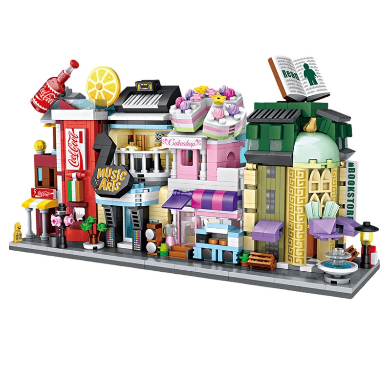 Đồ chơi lắp ráp building blocks LOZ mô hình cửa hàng tiện lợi- cake ...