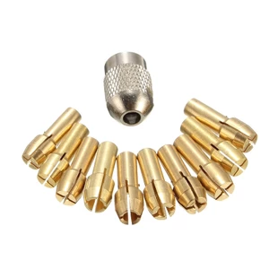 Bộ 10 Đầu Kẹp Mũi Khoan Bằng Đồng 0.5-3.2mm 4.3mm