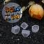 Yoo 8 Cặp Bông Tai Stud Làm Khuôn DIY Pha Lê Epoxy Bông Tai Nhựa Khuôn Silicon