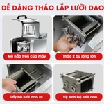 Máy Thái Thịt Công Nghiệp Không dùng trong nông nghiệp hay chế biến thức ăn cho vật nuôi Model DQ8  Công suất 2200w/220V — ảnh 3