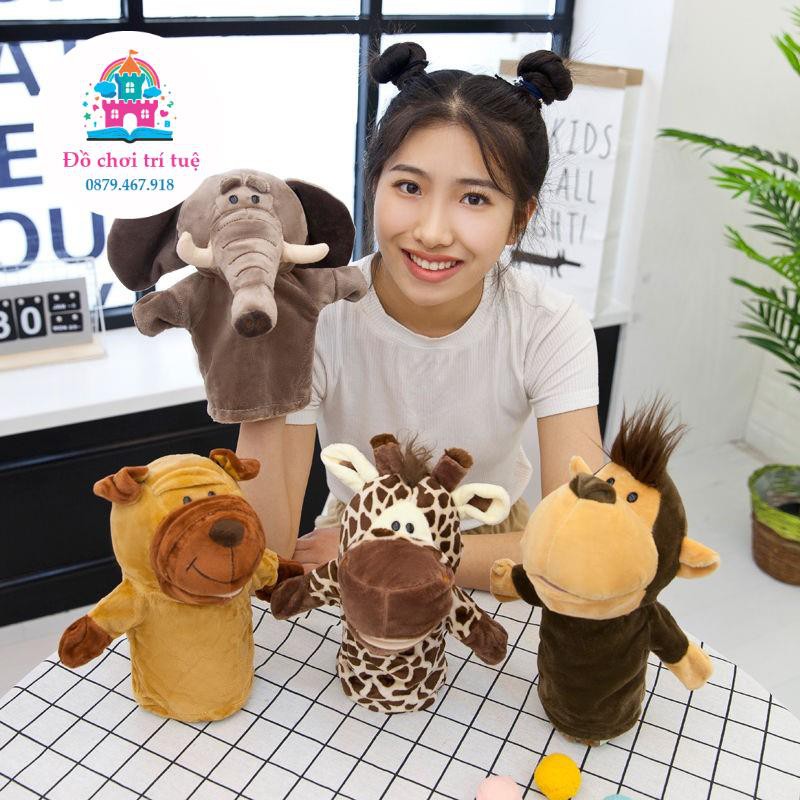 [NHIỀU LOẠI RỐI MỞ MIỆNG ĐƯƠC] Con Rối Bàn Tay Hình Động Vật Nhồi Bông ...