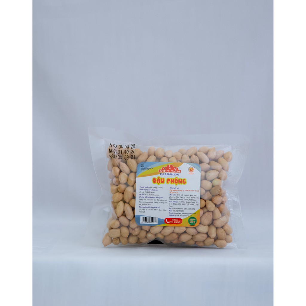 Đậu Phộng Hạt Đậu Phộng Rang Việt San 150g/300g/500g - Đậu Phộng Rang Không Vỏ Hạt To Béo Bùi