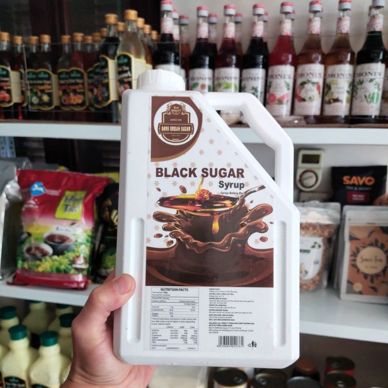 Siro đường đen Black Sugar Syrup 2kg Shopee Việt Nam